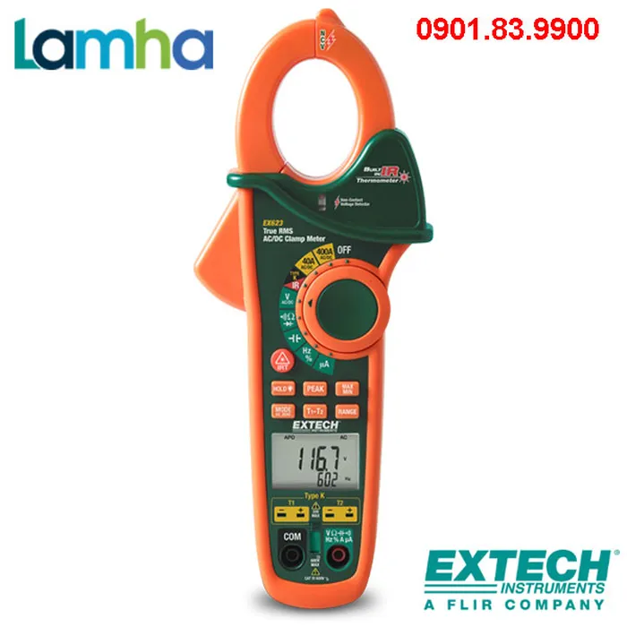 Ampe kìm AC/DC EXTECH EX623 (400A)