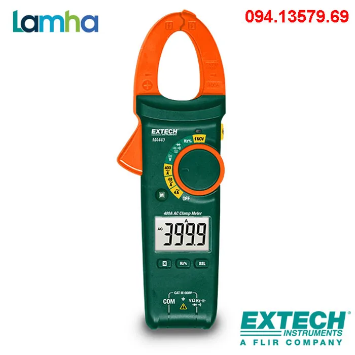 Ampe kìm EXTECH MA440 (AC: 400.0A - 600V, True RMS)