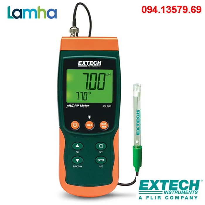 Máy đo pH/ ORP và nhiệt độ tự ghi Extech SDL100