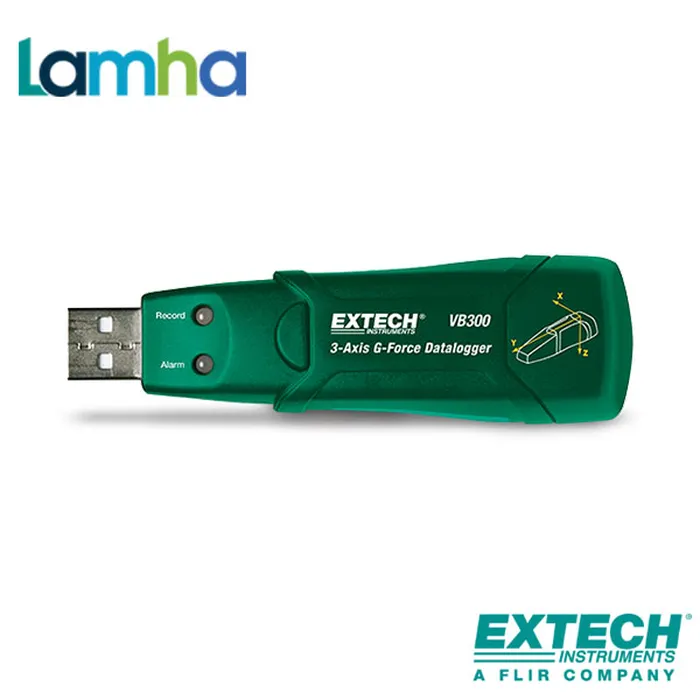 USB ghi dữ liệu độ rung sốc Extech VB300