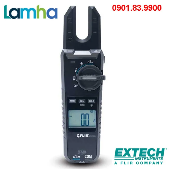 Ampe kìm FLIR VT8-600 (AC/DC 100A; 600V; True RMS)