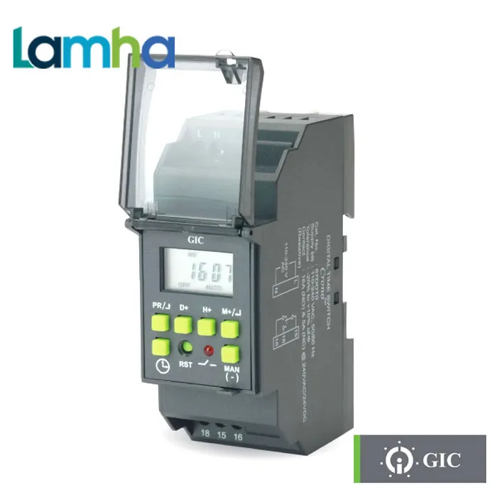 Rơ le cài đặt thời gian GIC 67DDT9 (1 giây, 110-240VAC, 1 C/O)