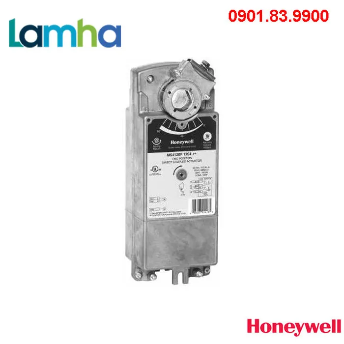 Động cơ điều khiển van gió Honeywell MS4120F1204/B (120V AC, 20Nm)