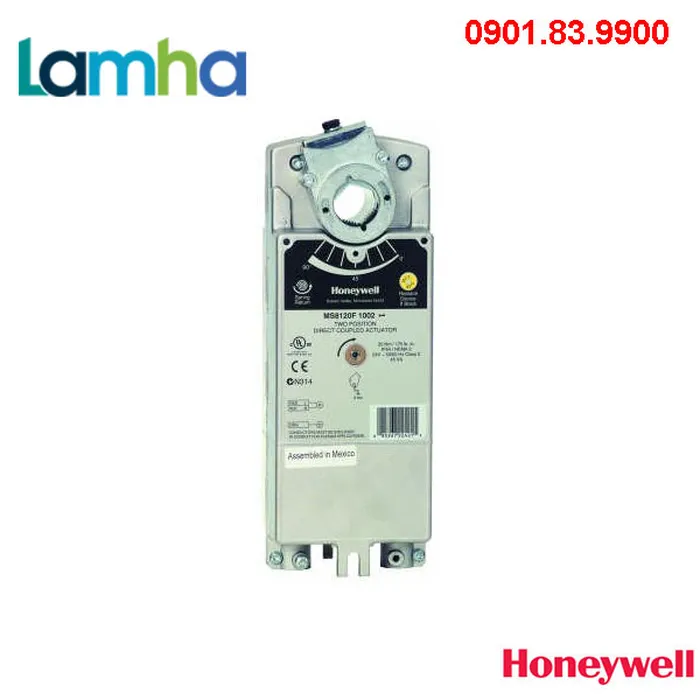 Bộ truyền động giảm chấn Honeywell MS8120F1002/B (24V AC, 20Nm)