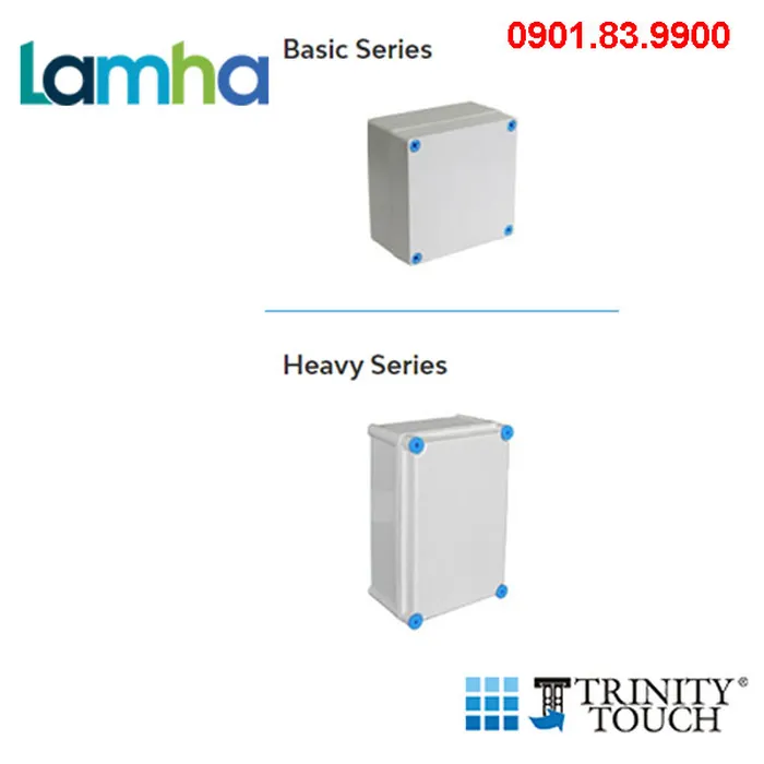 Hộp điện chống nước bằng nhựa ABS TRINITY TOUCH IP67