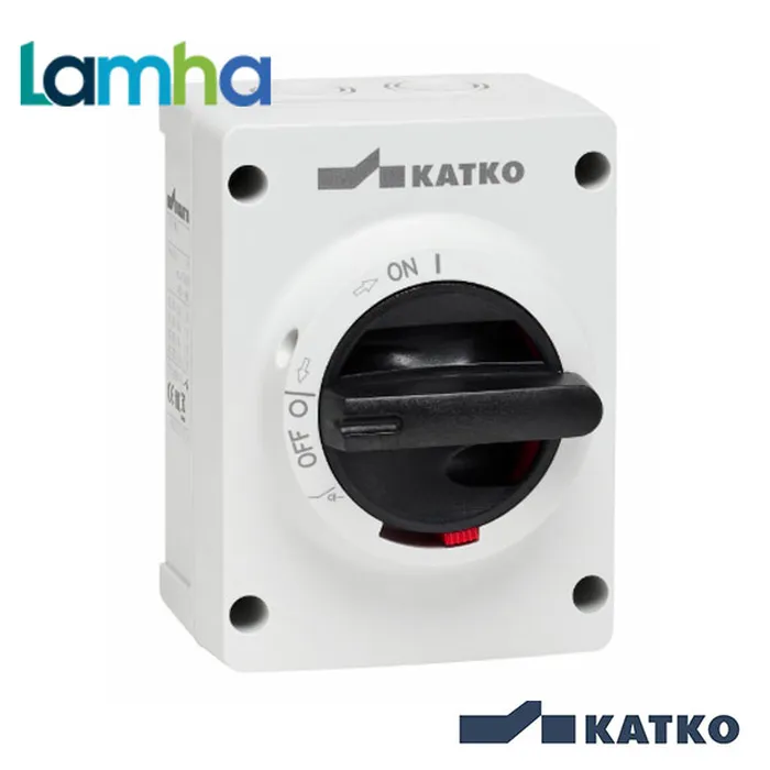 Cầu dao cách ly (Isolator) Katko KEM 225 M2 (2P, 25A, IP66)