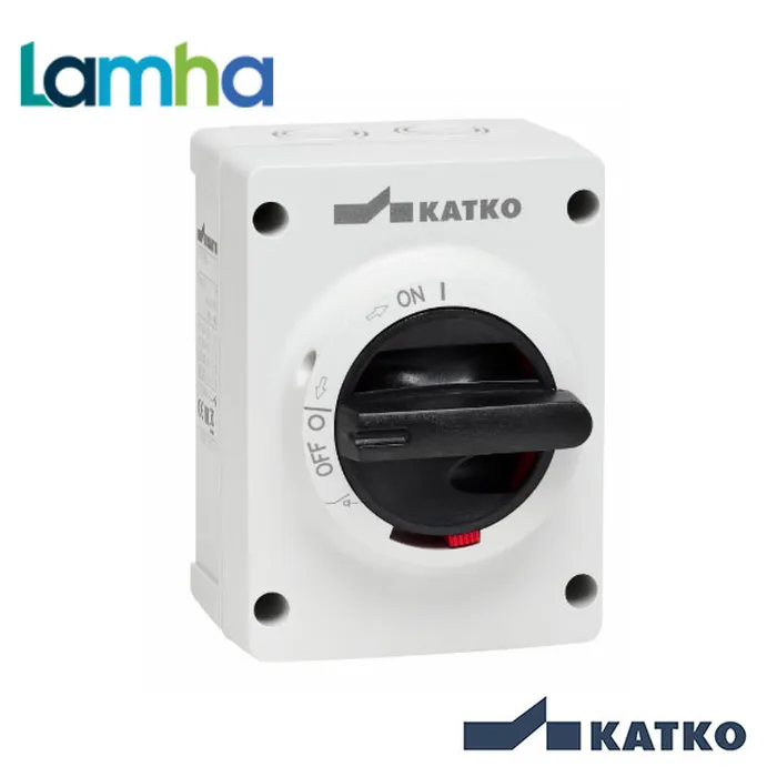 Cầu dao cách ly (Isolator) Katko KEM 310 M2 (3P, 10A, IP66)
