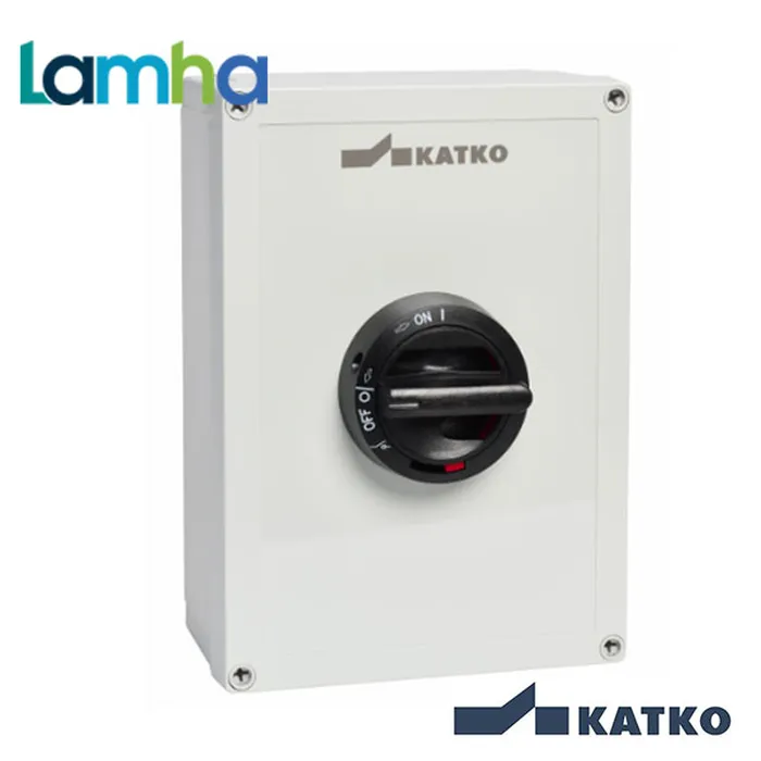 Cầu dao cách ly (Isolator) Katko KEM 3125 M4 (3P, 125A, IP66)
