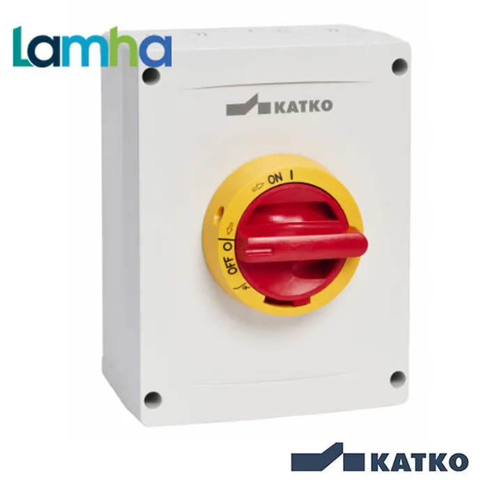 Cầu dao cách ly (Isolator) Katko KEM 625 YR M3 (6P, 25A, IP66)