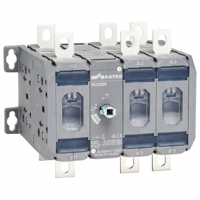 Cầu dao cách ly (Isolator) Katko KU 6200W L200AD12T6LKX100 (6P, 200A)