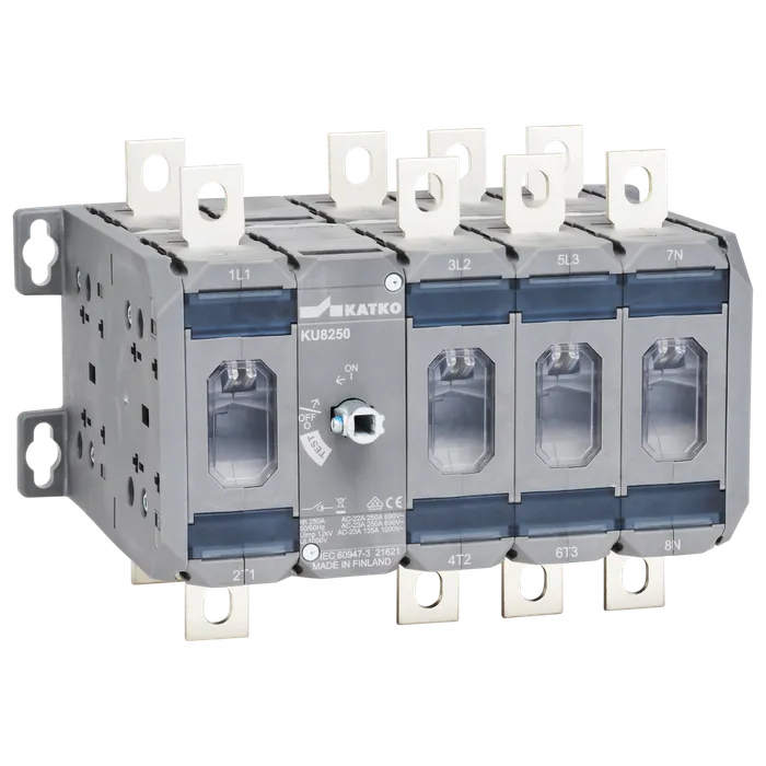 Cầu dao cách ly (Isolator) Katko KU 8200W L200AD12T6LKX100 (8P, 200A)