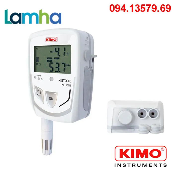 Bộ ghi (Datalogger) ghi nhiệt độ, độ ẩm KIMO SAUERMANN KH250