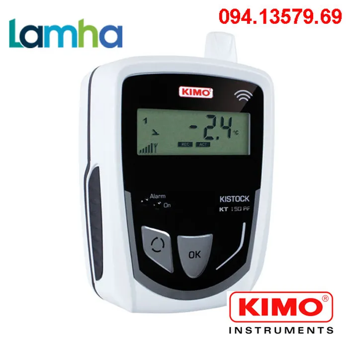 Bộ ghi (Datalogger) ghi nhiệt độ KIMO SAUERMANN KT150-RF (wireless)