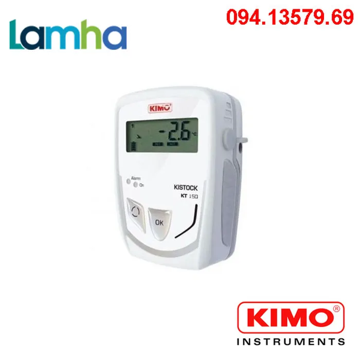 Bộ ghi (Datalogger) ghi nhiệt độ KIMO KISTOCK KT150