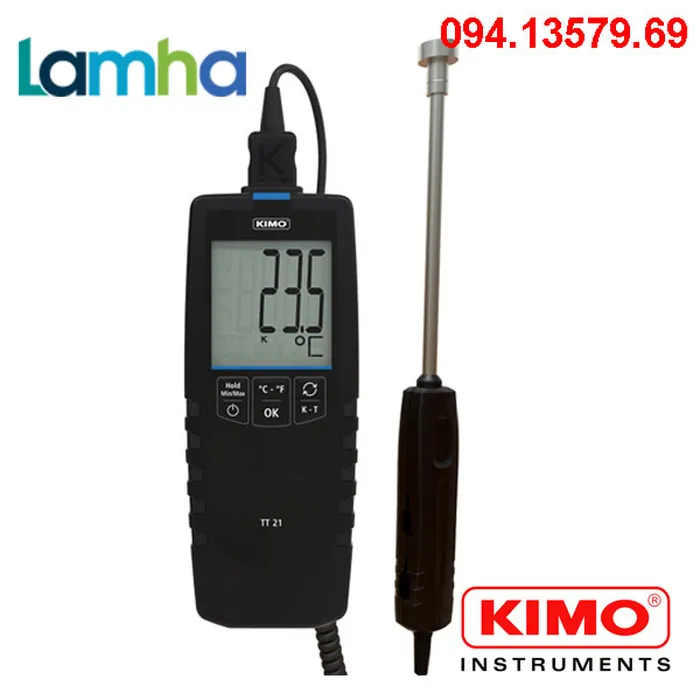 Máy đo nhiệt độ tiếp xúc KIMO SAUERMANN TT21 (-200 … +1300 °C)