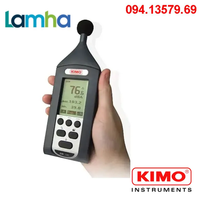 Máy đo độ ồn KIMO DB100 (30 ... 130 dB)