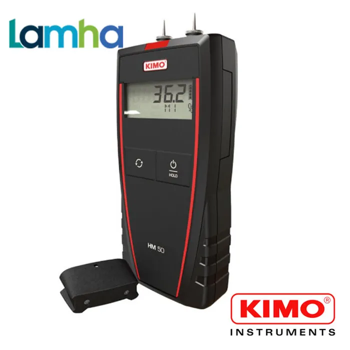 Máy đo độ ẩm vật liệu (gỗ, bể tông, vôi vữa, gạch, ngói ...) KIMO HM50