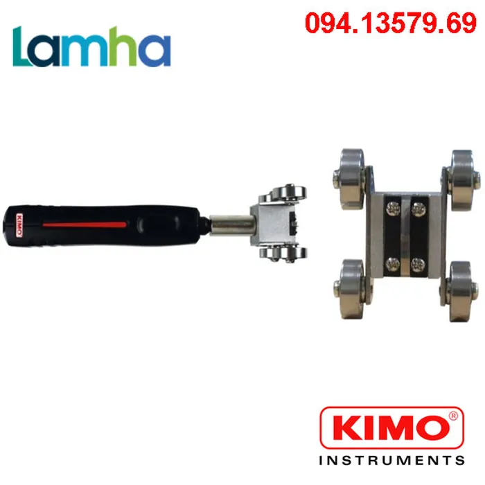 Đầu đo nhiệt tiếp xúc dạng bánh xe KIMO SFCSMK (0 ... +400°C)