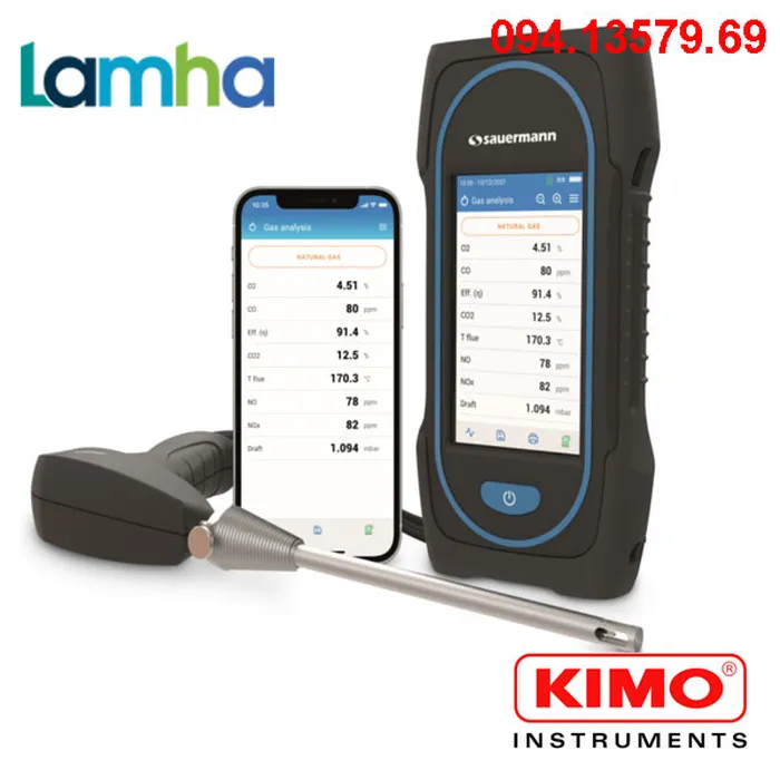 Máy đo phân tích khí thải Si-CA 130 (O2, CO, CO2, NO/NOx, NO low/NOx low)