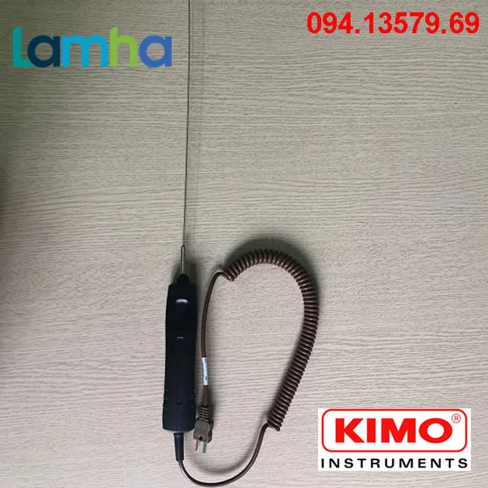 Đầu đo nhiệt độ tiếp xúc kiểu K KIMO SIT-300BT( -200 ... +50°C, 300mm)