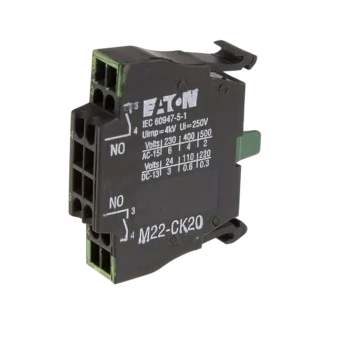 Tiếp điểm phụ 1NO+1NC Eaton Moeller M22-CK20