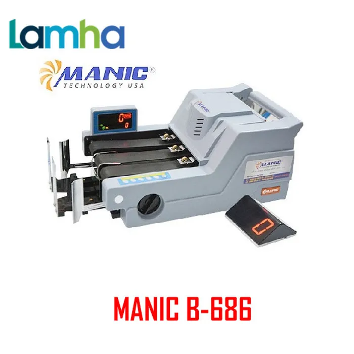 Máy Đếm Tiền Manic B-686