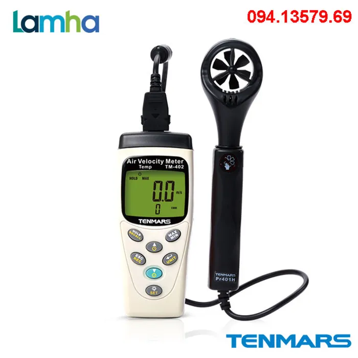 Máy đo tốc độ gió Tenmars TM-402