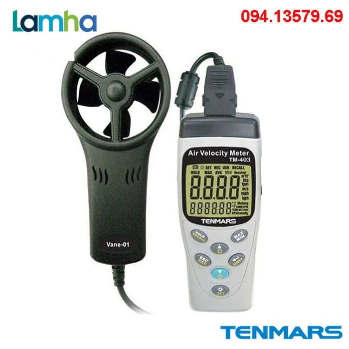 Máy đo tốc độ gió Tenmars TM-403