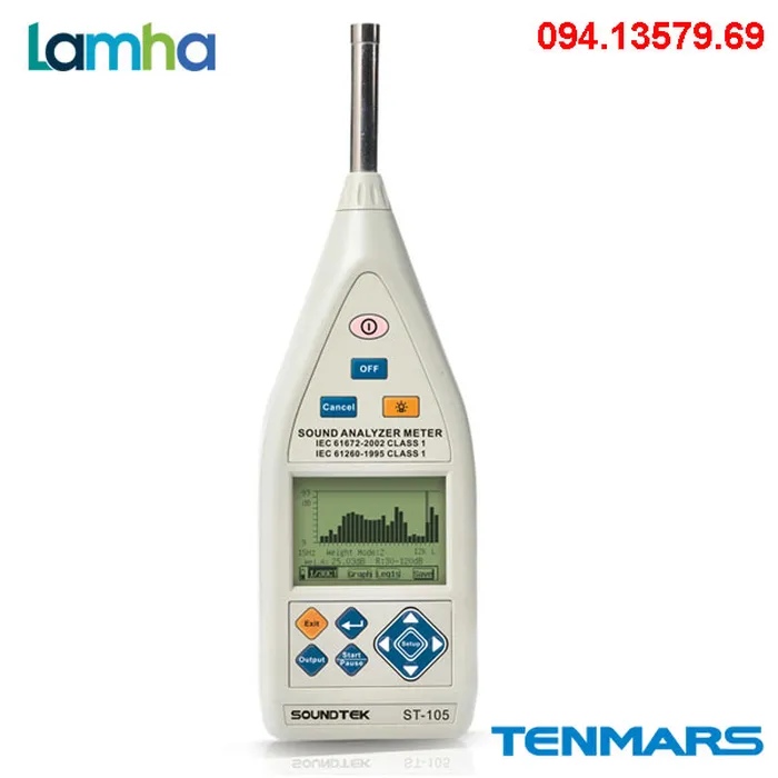 Máy đo và phân tích tiếng ồn Tenmars ST-105