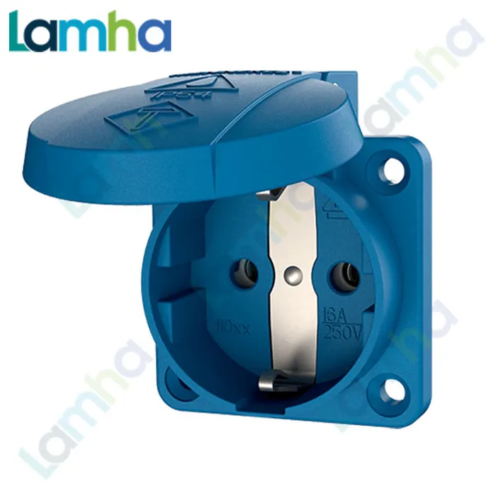 Ổ cắm SCHUKO MENNEKES 11031 blue (2P+E, 16A, IP54)