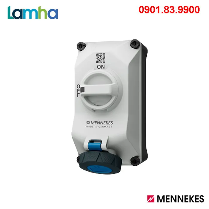 Ổ cắm treo tường MENNEKES 5602306G (16A 3P IP67 230V)