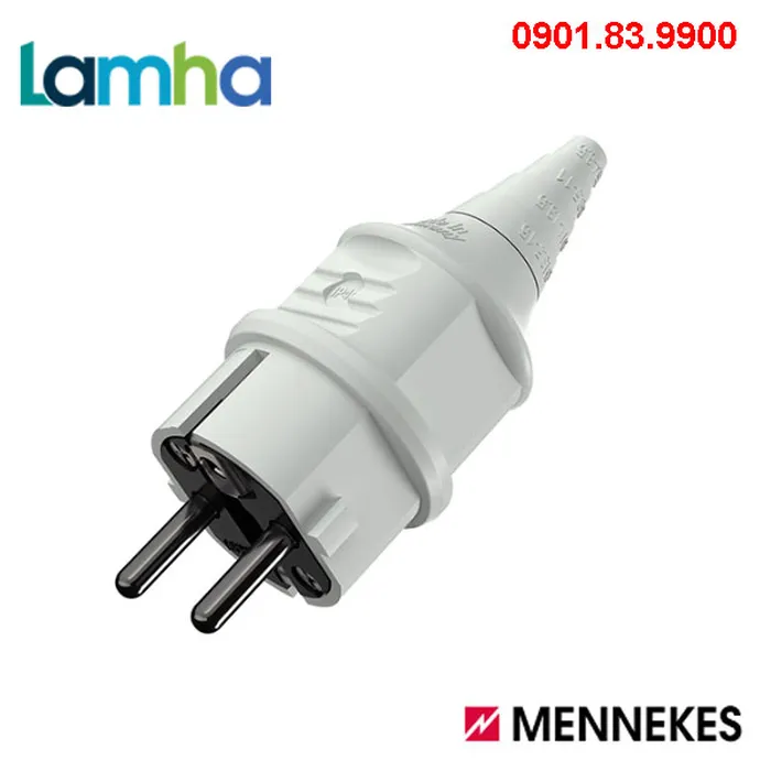 Phích cắm SCHUKO MENNEKES 10749 grey (2P+E, 16A, IP44)