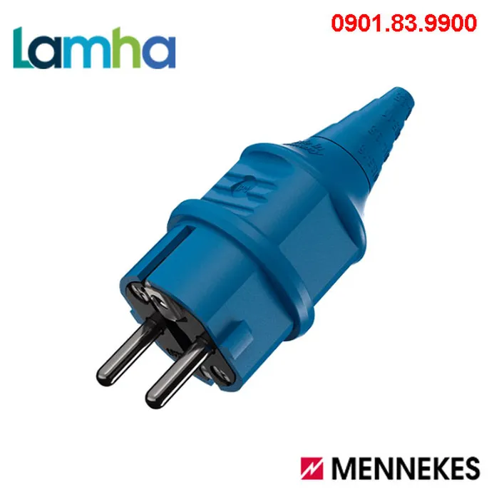 Phích cắm SCHUKO MENNEKES 10838 blue (2P+E, 16A, IP44)
