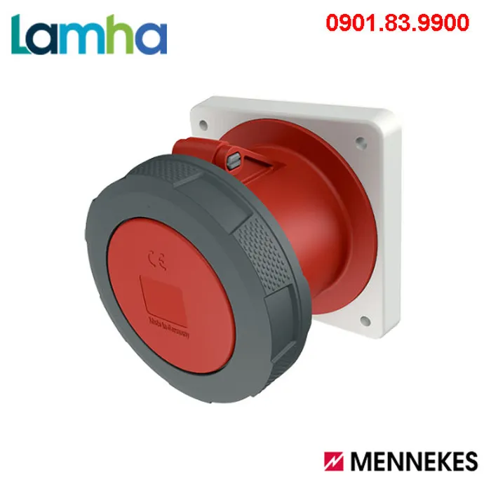 Ổ cắm gắn bảng (lọai thẳng) Mennekes 1461 (5P, 125A, IP67)
