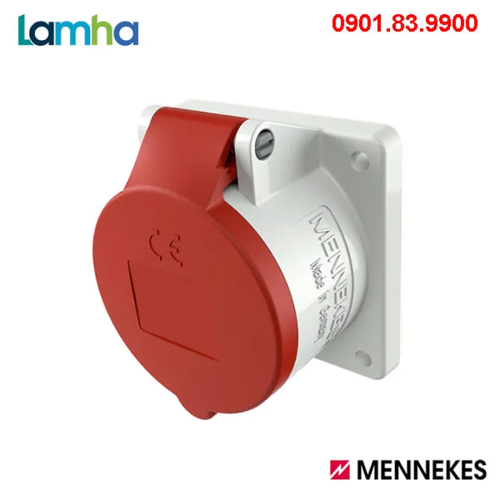 Ổ cắm gắn bảng (loại thẳng) Mennekes 1674 (4P, 16A, IP44)