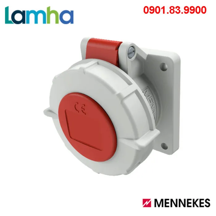 Ổ cắm gắn bảng (lọai thẳng) Mennekes 1131 (5P, 16A, IP67)
