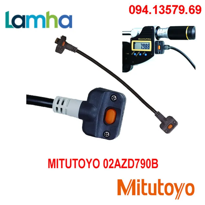 Cáp truyền dữ liệu Mitutoyo 02AZD790B (IP67)