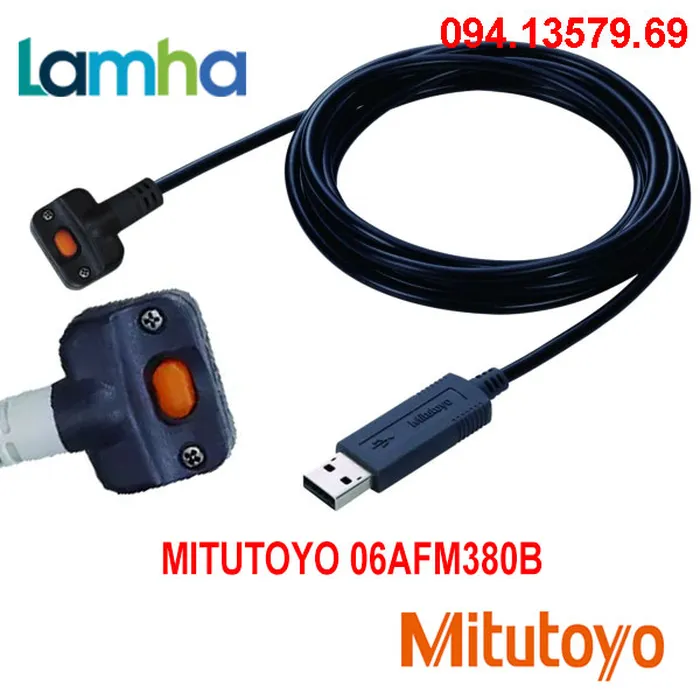 Cáp truyền dữ liệu Mitutoyo 06AFM380B qua cổng USB
