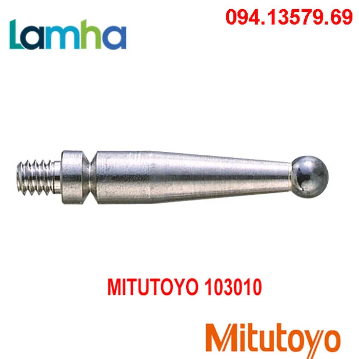 Kim đo đồng hồ so chân gập Mitutoyo 103010 (ø 2mm,L2=11.2mm (Carbide)