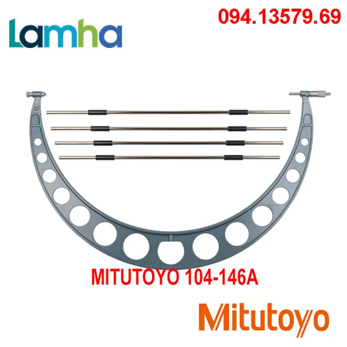 Panme đo ngoài cơ khí Mitutoyo 104-146A (700-800mm x 0.01)
