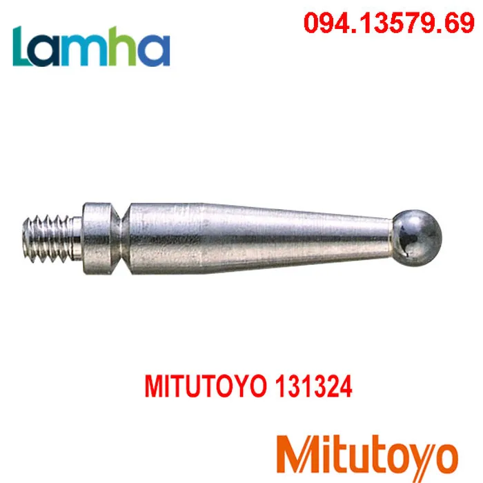 Kim đo đồng hồ so chân gập Mitutoyo 131324 (ø 2mm,L2=33.9mm (Carbide)