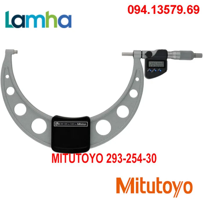 Panme Điện Tử Đo Ngoài MITUTOYO 293-254-30 (200-225mm, 0.001mm, IP65)