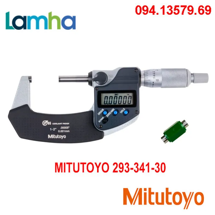 Panme Điện Tử Đo Ngoài MITUTOYO 293-341-30 (25-50mm/1-2, 0.001mm)