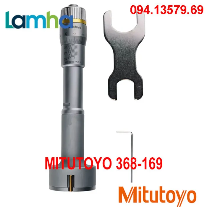 Panme đo lỗ 3 chấu cơ khí Mitutoyo 368-169 (40-50mm/0.005mm)