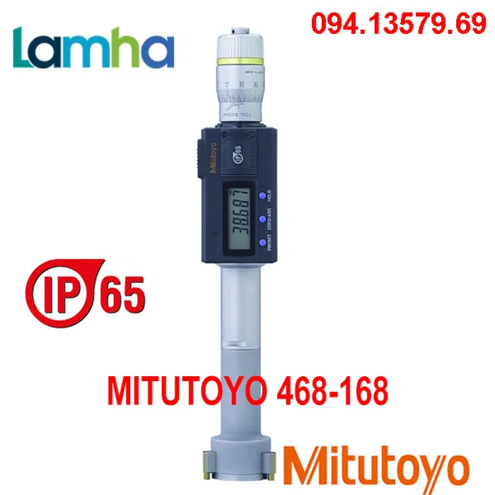 Panme đo lỗ ba chấu điện tử Mitutoyo 468-168 (30-40mm/0.001mm)