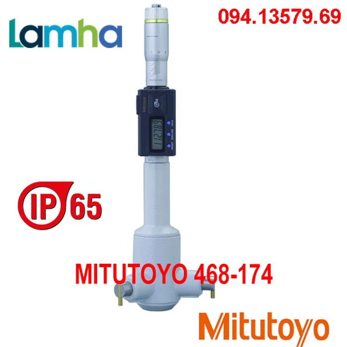 Panme đo lỗ ba chấu điện tử Mitutoyo 468-174 (100-125mm/0.001mm)
