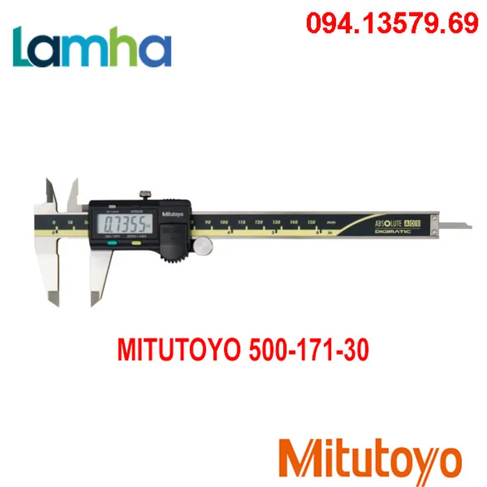 Thước cặp điện tử MITUTOYO 500-171-30 (0-150mm/0-6 x 0.01mm)