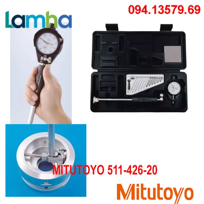 Đồng hồ đo lỗ Mitutoyo 511-426-20 (35-60mm/0.01mm, lỗ bít)