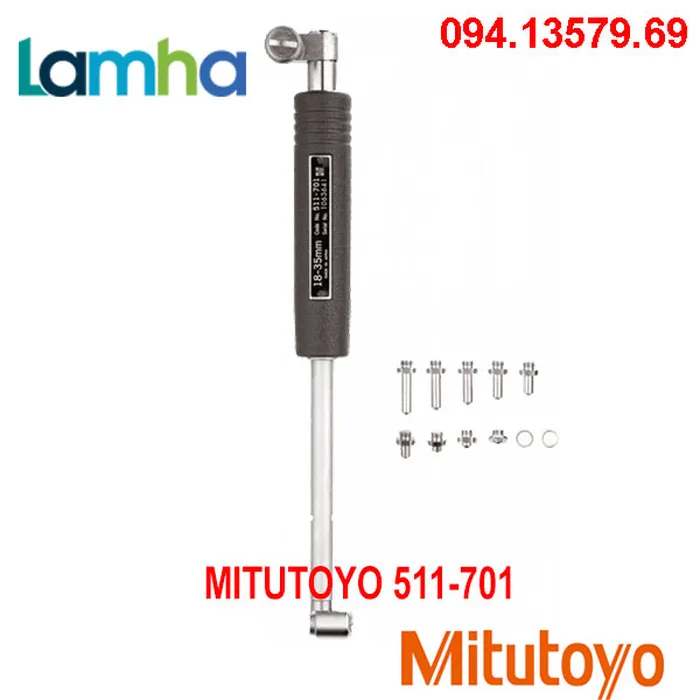 Thân đo lỗ MITUTOYO 511-701 (18-35mm, chưa bao gồm đồng hồ so)