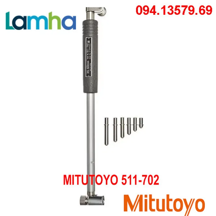 Thân đo lỗ Mitutoyo 511-702 (35-60mm, chưa bao gồm đồng hồ so)